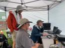 Out in the big tent
